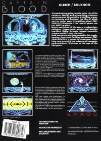Boîte arrière du jeu Captain Blood