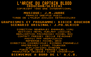 Capture d'écran de Captain Blood