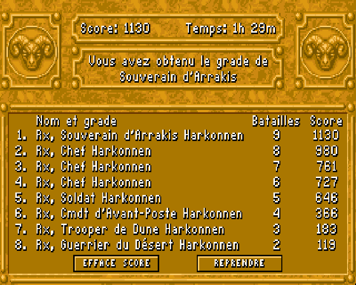 Capture d'écran de jeu