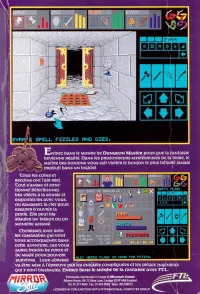 Boîte arrière du jeu Dungeon Master