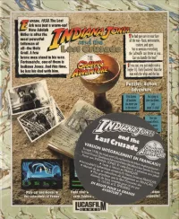 Boîte arrière du jeu Indiana Jones and the Last Crusade : The Graphic Adventure