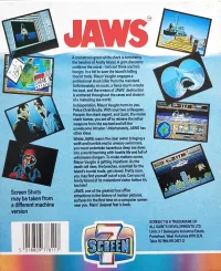 Boîte arrière du jeu Jaws