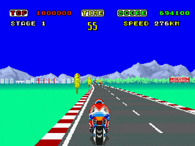 Capture d'écran de Out Run