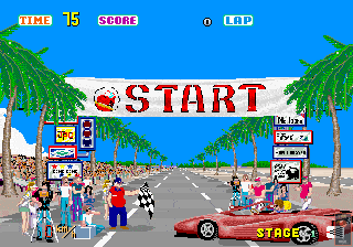 Capture d'écran de Out Run