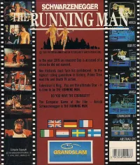 Boîte arrière du jeu Running Man