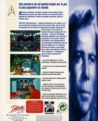Boîte arrière du jeu Star Trek - 25 th Anniversary