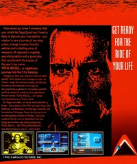 Boîte arrière du jeu Total Recall