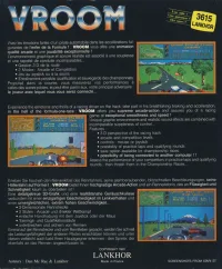 Boîte arrière du jeu Vroom