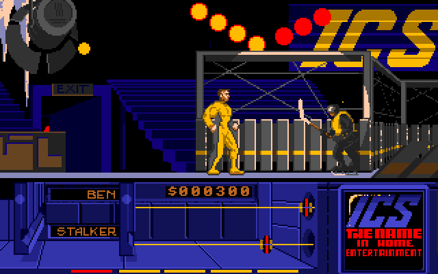 Running Man - Test Amiga 1989