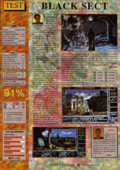 Black Sect Test Amiga