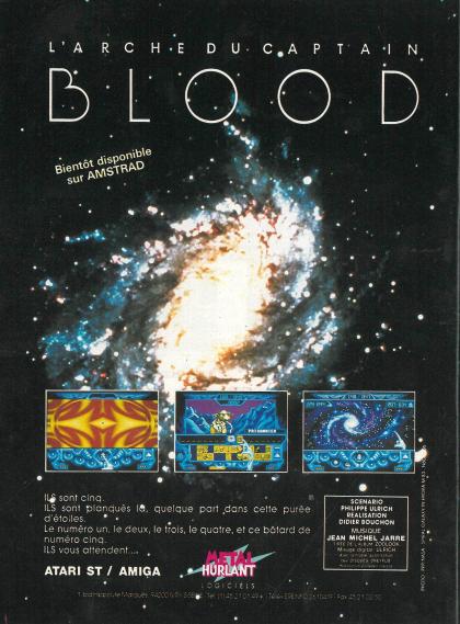 Captain Blood Publicité