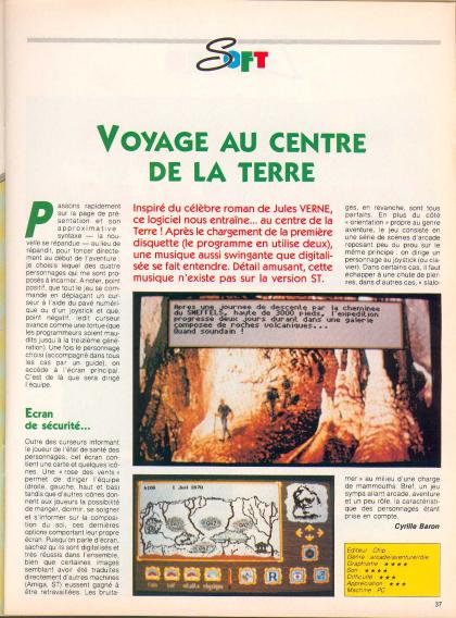 Voyage au Centre de la Terre Test