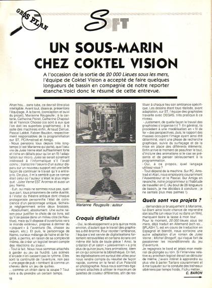20 000 Lieues sous les Mers Reportage