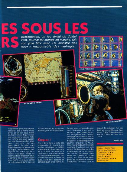 20 000 Lieues sous les Mers Test