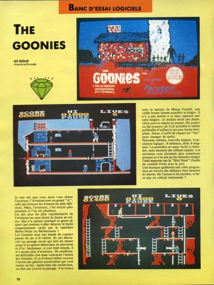 Goonies, The Test