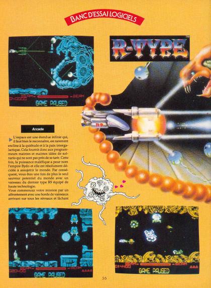 R-Type Test Amstrad CPC