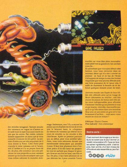 R-Type Test Amstrad CPC