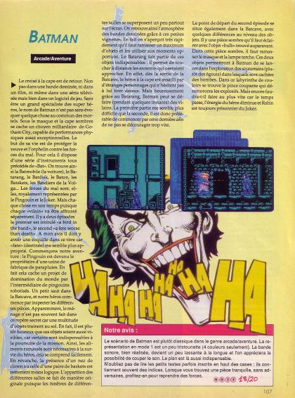 Batman The Caped Crusader Test Amstrad CPC