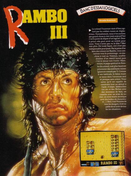 Rambo III Test Amstrad CPC