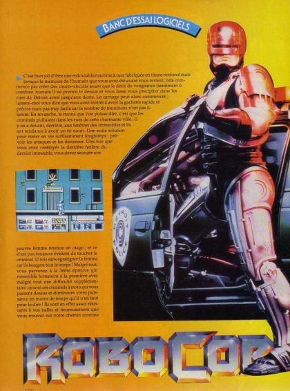 Robocop Test Amstrad CPC