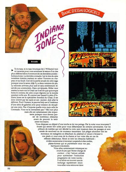 Indiana Jones and the Last Crusade: The Action Game Test Amstrad CPC