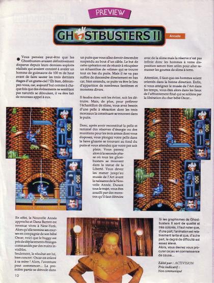 Ghostbusters II Preview Amstrad CPC