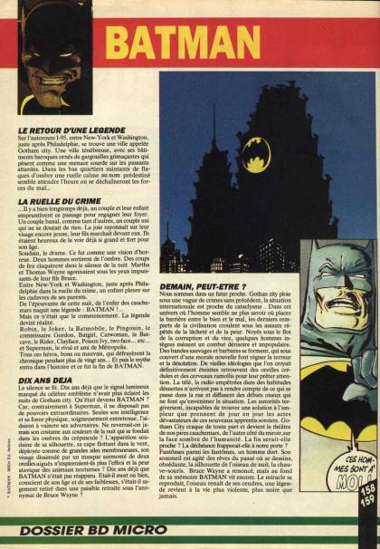 Batman The Caped Crusader Dossier