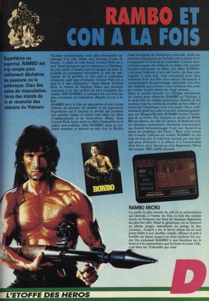 Rambo : First Blood part II Test