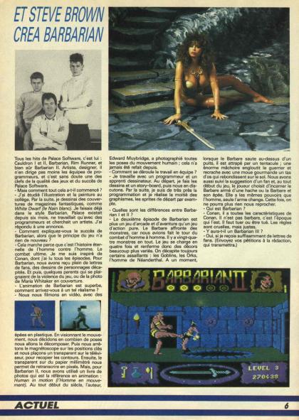 Barbarian II : The Dungeon of Drax Reportage