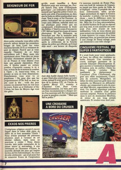 Iron Lord News Amstrad CPC