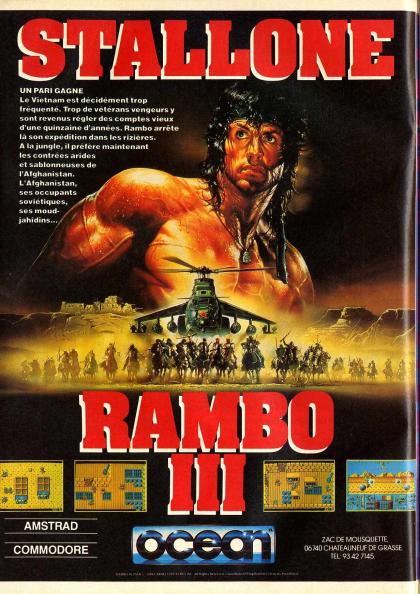 Rambo III Publicité