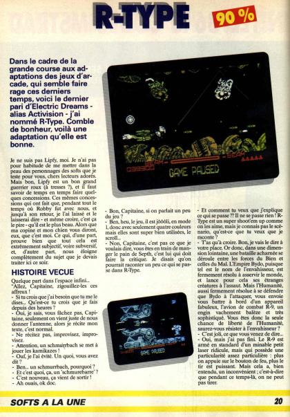R-Type Test Amstrad CPC