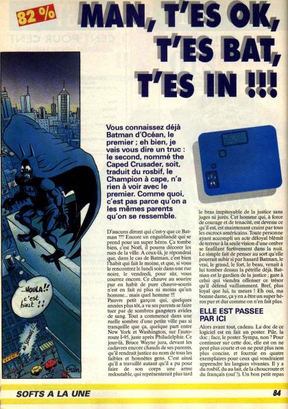 Batman The Caped Crusader Test Amstrad CPC