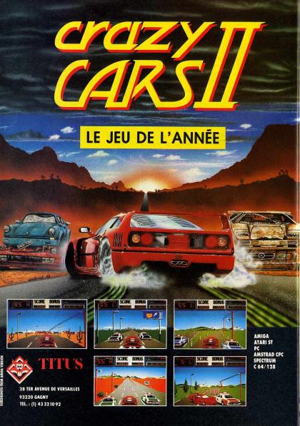 Crazy Cars II Publicité