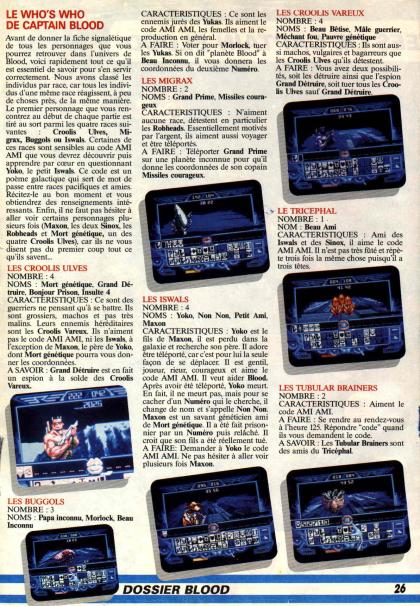 Captain Blood Solution Amstrad CPC