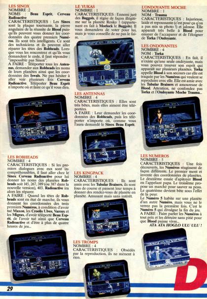 Captain Blood Solution Amstrad CPC
