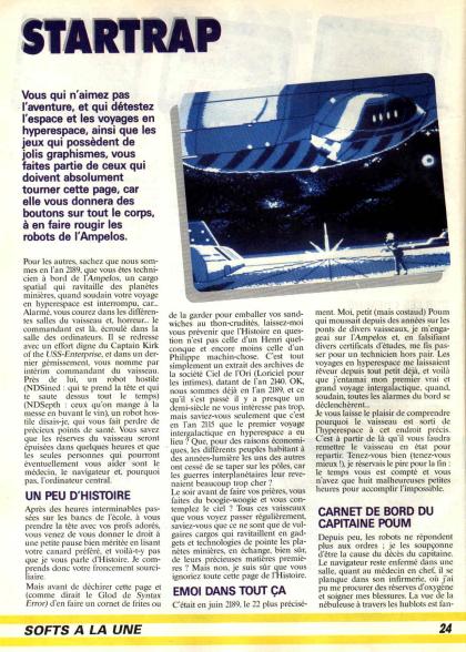 Star Trap Test Amstrad CPC