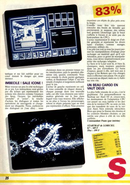 Star Trap Test Amstrad CPC