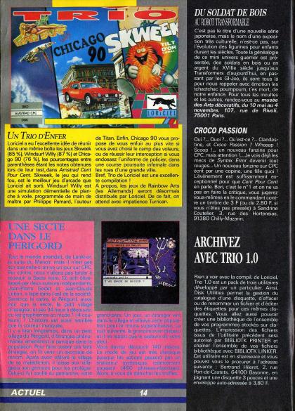 Black Sect News Amstrad CPC