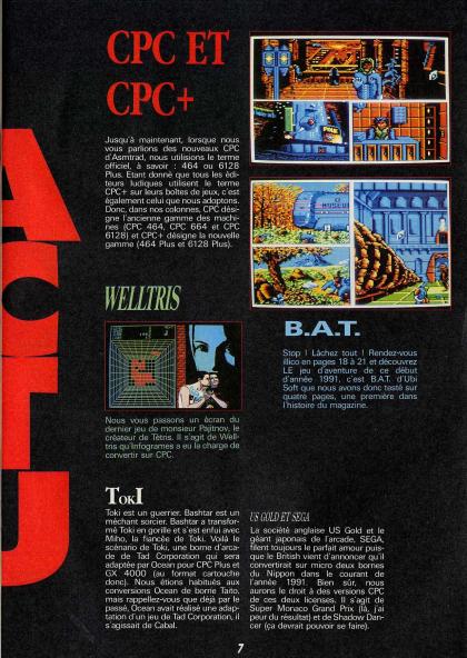 B.A.T. News Amstrad CPC