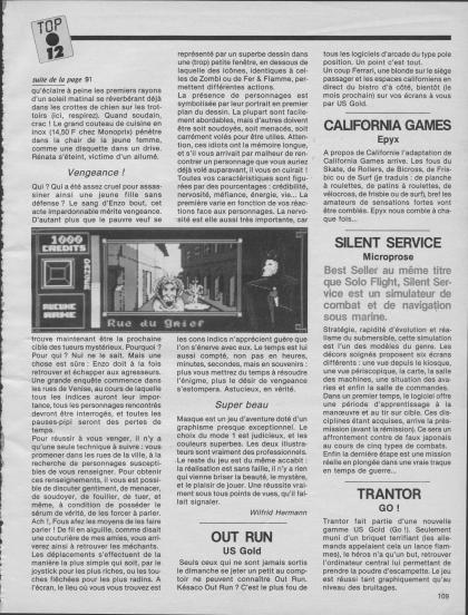 Masque + Test Amstrad CPC