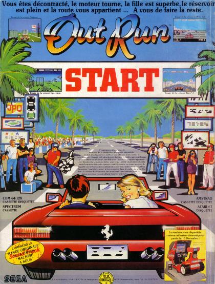 Out Run Publicité