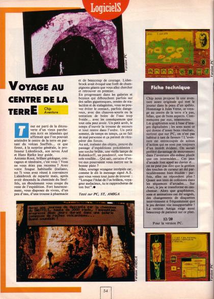Voyage au Centre de la Terre Test