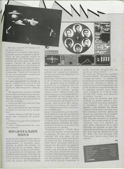 Star Trek - Rebel Universe Test Atari ST