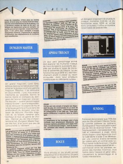 Dungeon Master Test Atari ST