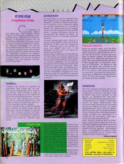 Crazy Cars News Atari ST