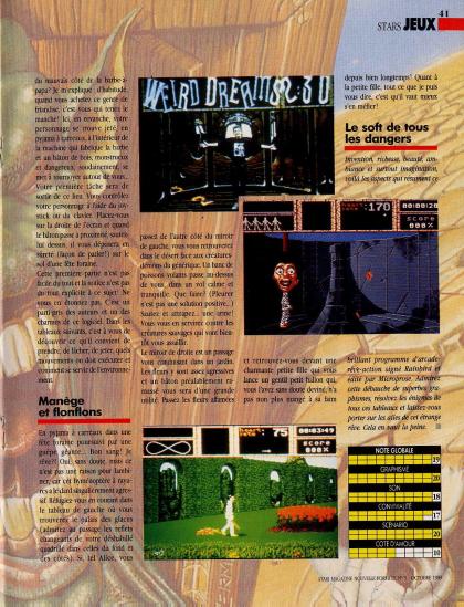 Weird Dreams Test Atari ST