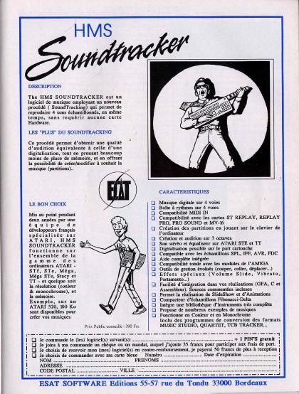HMS Soundtracker Publicité