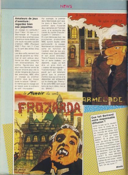 Manoir du Comte Frozarda, Le Reportage