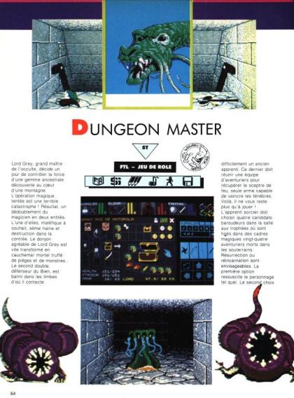 Dungeon Master Test Atari ST
